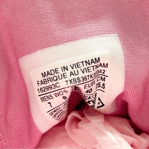 New Pink Metallic Glitter Converse Chuck Taylor Low Top 9 - Picture 12 of 13